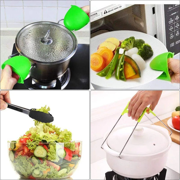 6pcs Instant Pot Accessories Steamer Cookware Set with Steamer Basket/Egg Steamer Rack/Steam Rack/Dish Clip Fits 5/6/8 Qt