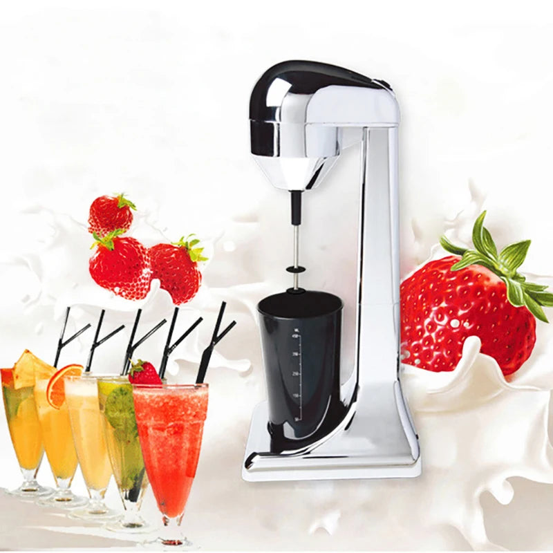 220V Electric Milk Frother Portable Milk Foamer Multifunctional Food Mixer Milk Cappuccino Blender Mixing Milkshake Foam Maker