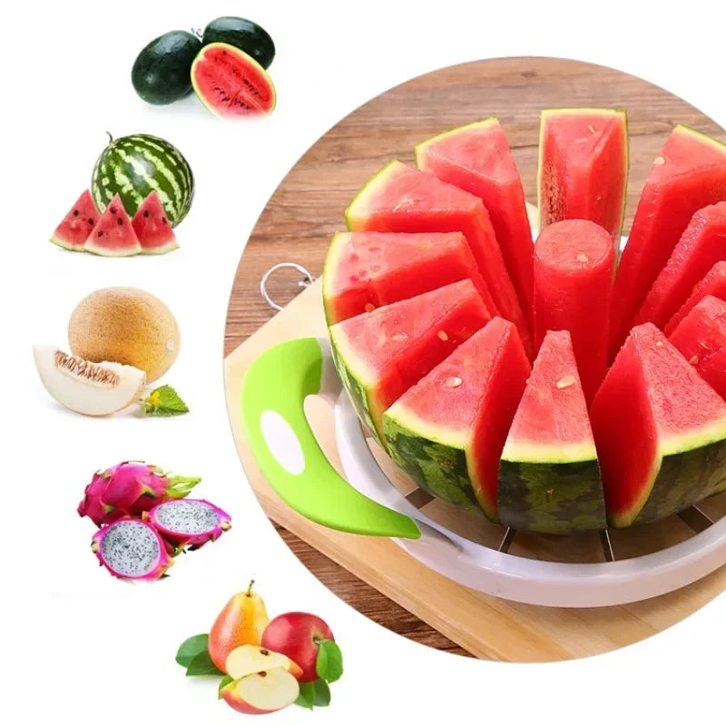 Watermelon Slicer Cutter Stainless Steel Fruit Apple Divider Peeler Apple Corer Slicer Cutting Tools Gadgets Kitchen Accessories