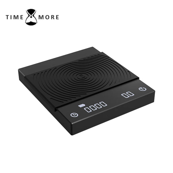 TIMEMORE Store Black Mirror Basic+ New Up Digital Coffee Food Kitchen Scale With Time USB Light Weight Mini Digital Scale