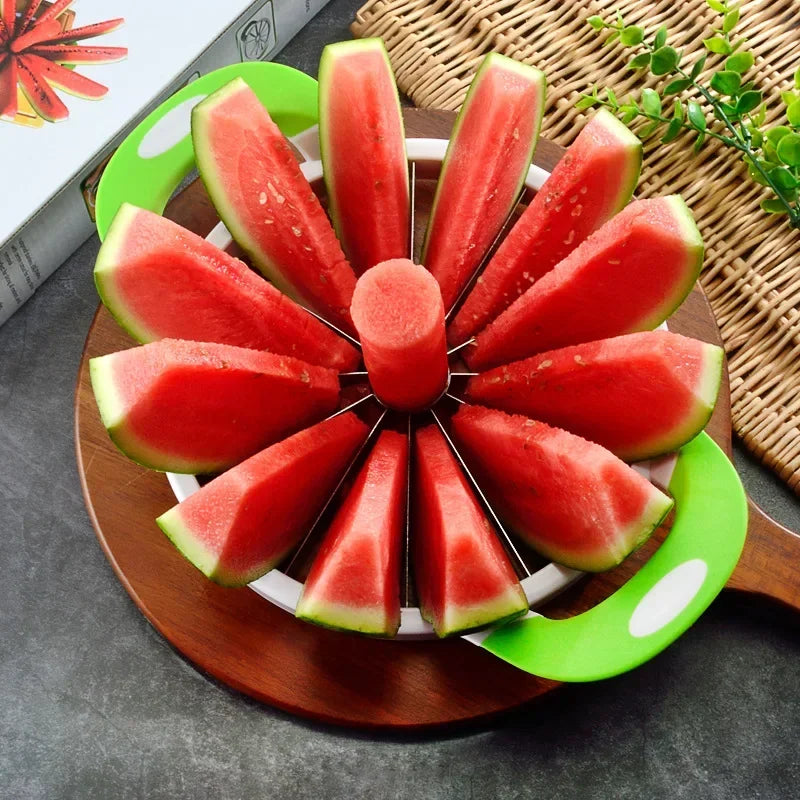 Watermelon Slicer Cutter Stainless Steel Fruit Apple Divider Peeler Apple Corer Slicer Cutting Tools Gadgets Kitchen Accessories