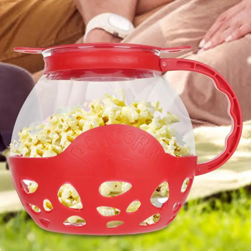 Microwave Popcorn Popper Portable Cooking Gadgets Small Bucket Popcorn Maker Reusable Corn Popper For Home And Apartments