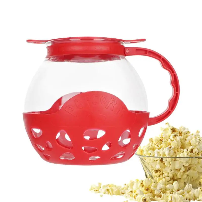 Microwave Popcorn Popper Portable Cooking Gadgets Small Bucket Popcorn Maker Reusable Corn Popper For Home And Apartments