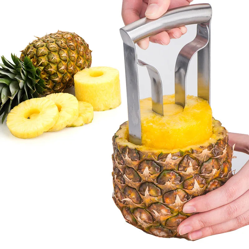 Pineapple Peeler Cutter Ananas Meat Extractor Corer Remover Home Kitchen Knife Slicer Fruit Tools Machine Stainless Steel