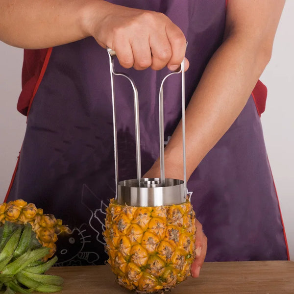 Pineapple Peeler Cutter Ananas Meat Extractor Corer Remover Home Kitchen Knife Slicer Fruit Tools Machine Stainless Steel