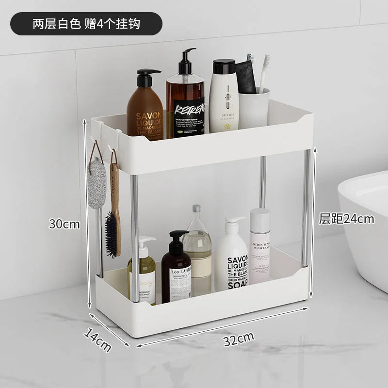 kitchen Organizer Under Sink Organizer Drawer Organizers Storage Rack 2 Tier Cabinet Organizer Storage Holder Kitchen Spice Rack